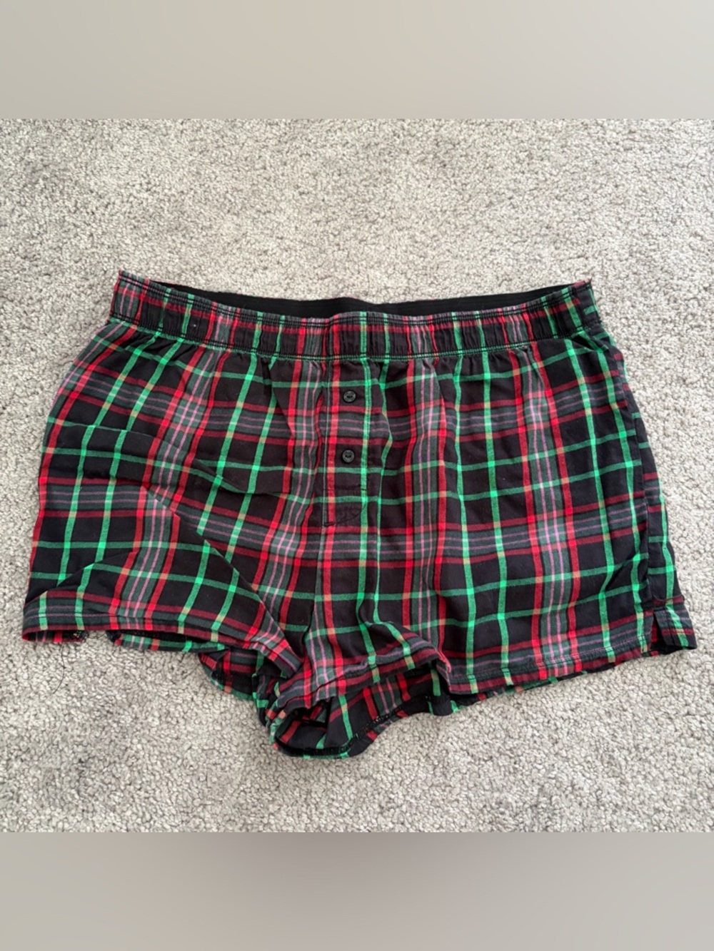 PINK VS Plaid Boxer Shorts